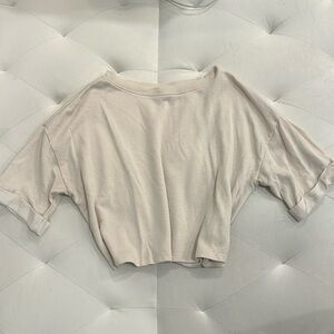 Cream comfy top